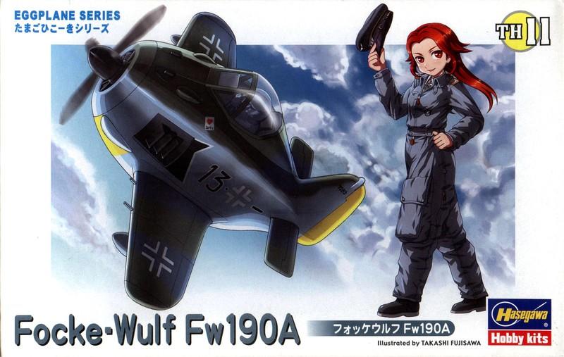 Hasegawa 長谷川 Q版蛋機 TH11 Fw-190A 戰鬥機