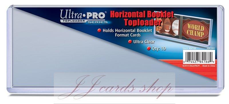 【☆ JJ卡舖 ☆】美國原廠 Ultra Pro 高透明品質 橫式 書本 一般卡夾 (一包／10個)