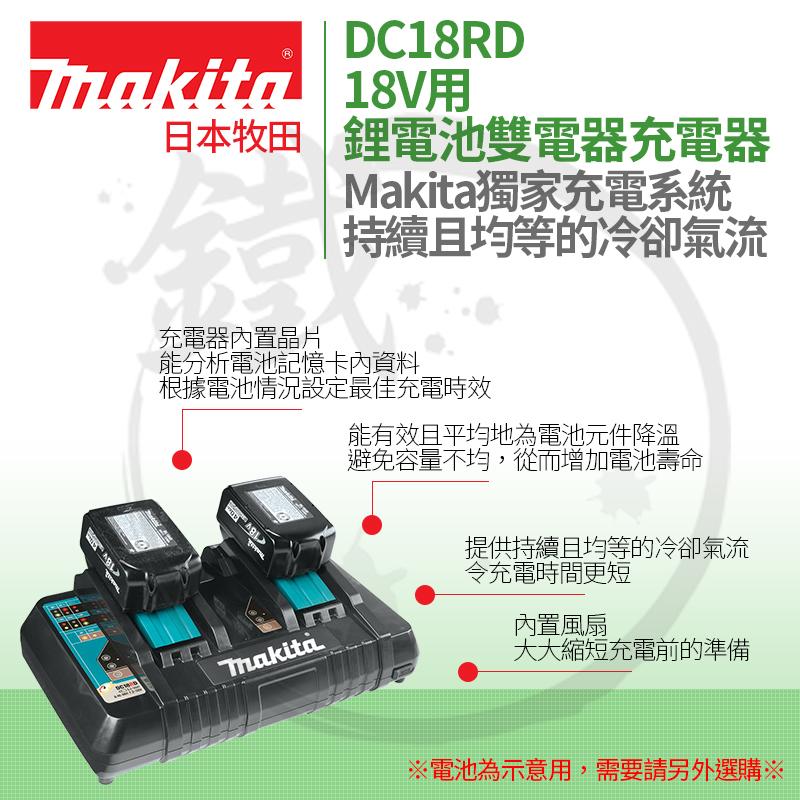 品】☆makita(マキタ) 7.2V-18V用2口急速充電器 DC18RD IT8GG9UDL6YG-