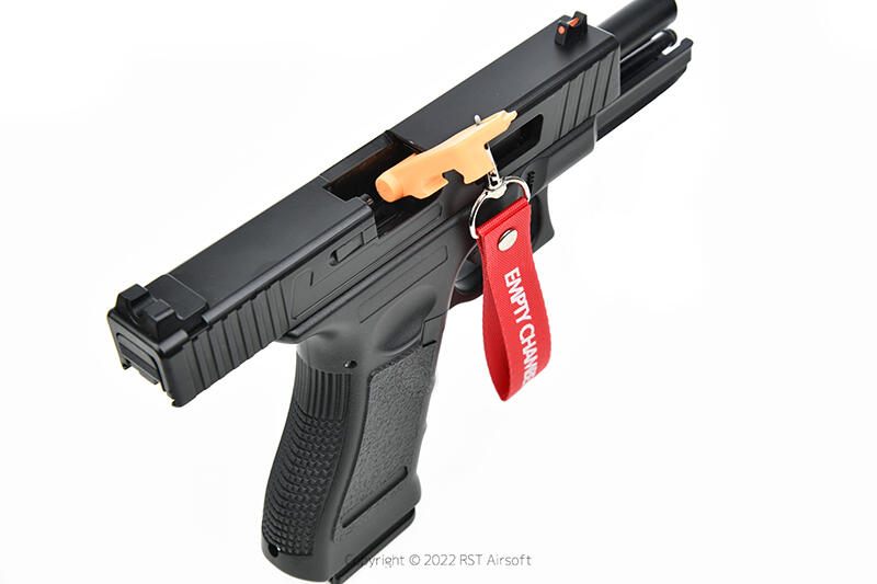 RST紅星 - 槍膛室安全旗+EMPTY CHAMBER飄帶鑰匙圈 安全標示 M4/M16/AR/T91 . 19461