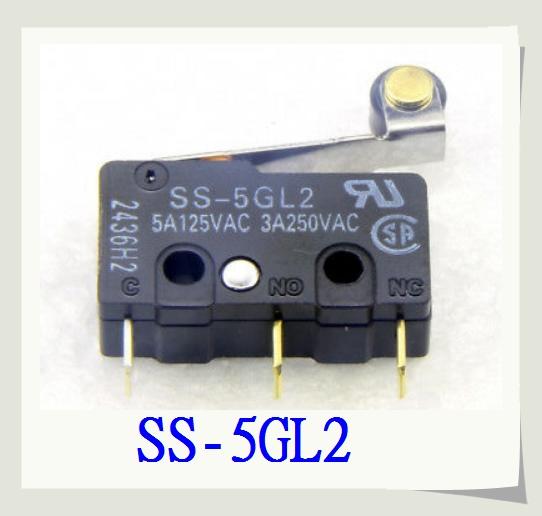 T電子 現貨 微動開關SS-5GL2  帶輪 限位開關  OMRON 耐用 3D列印 SS5GL