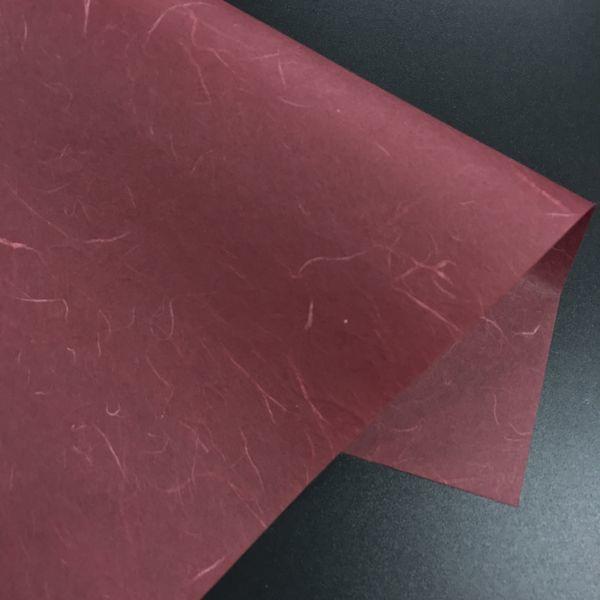宣紙鋪．雲龍棉紙 #18 酒紅 紙花 包裝紙 藝術創作