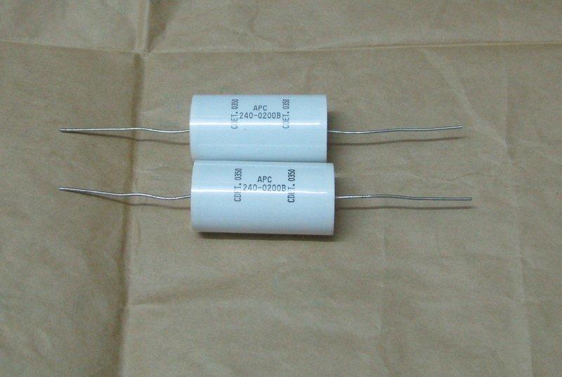 20uF 250V(白) CDET 臥式無極性喇叭分音用電容