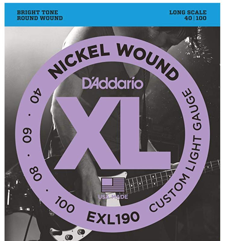 DAddario EXL190 Bass弦 (40-100) 貝斯弦 四弦 DDXB-EXL190