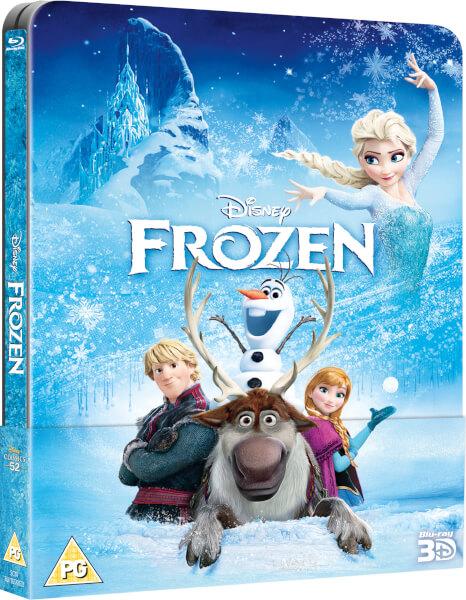 【AV達人】【BD藍光3D】冰雪奇緣 3D+2D 雙碟幻彩磁貼限量鐵盒版Frozen(英文字幕)