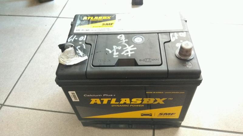 汽車電瓶 24v Atlasbx MF35-60  72D23L 106/10/17購買 良品 定期充電保養
