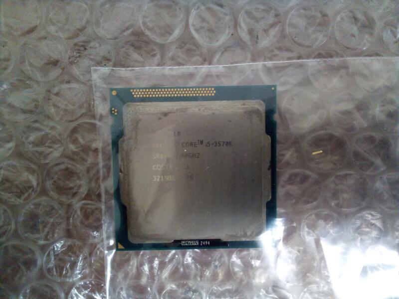 Intel i5-3570K / i5-3570S / i5-3470S CPU/1155/無風扇/良品