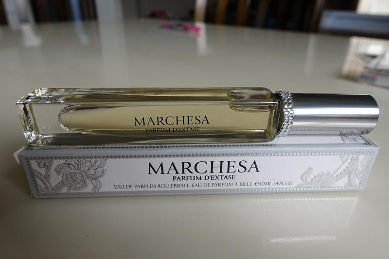 全新英國婚紗名牌Marchesa女性香水筆Parfum d'Extase rollerball 10ml