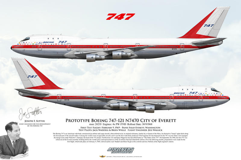 鐵鳥俱樂部Inflight 1/200 波音原廠Boeing Boeing 747-100 N7470 拋光