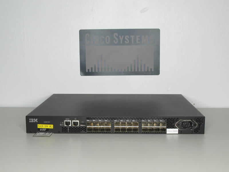 IBM 2498-B24 SAN24B 8ports Active  LICENSE 8GB FC Storage 