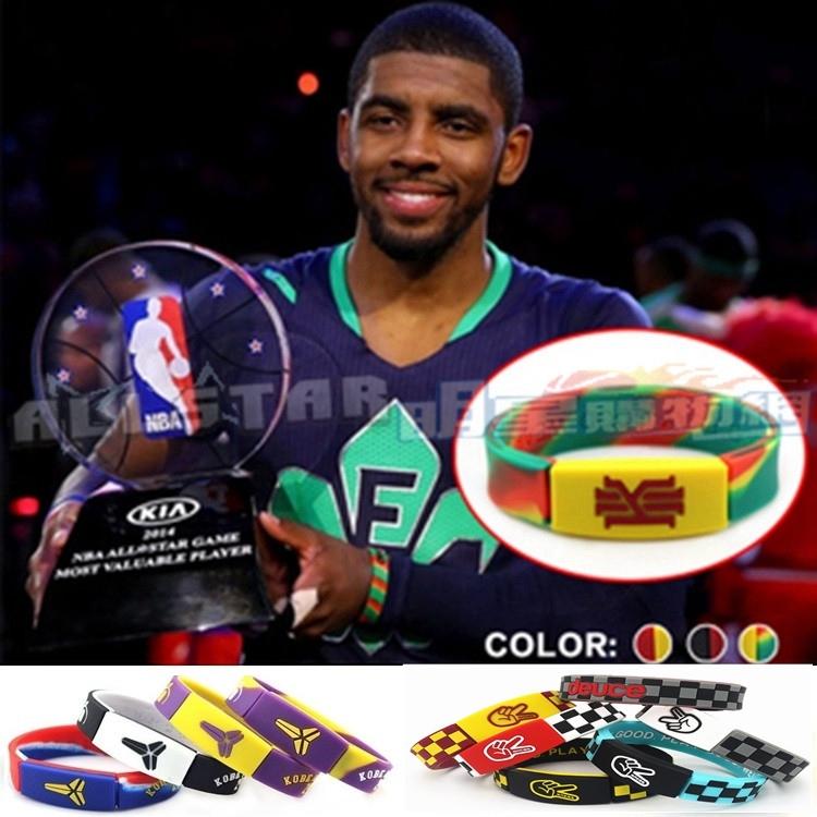 【ALLSTAR】買3送1 NBA手環 籃球手環 運動手環 Curry LBJ KD Kobe Irving KD