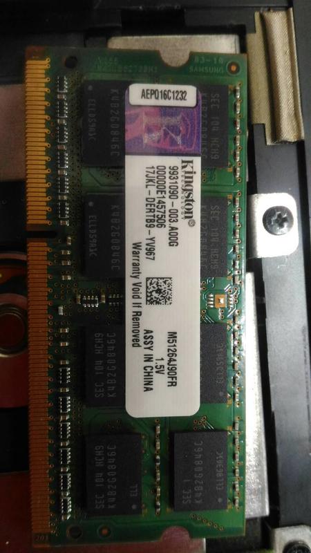 Kingdton DDR3 筆電記憶體4G (M51264J90FR)