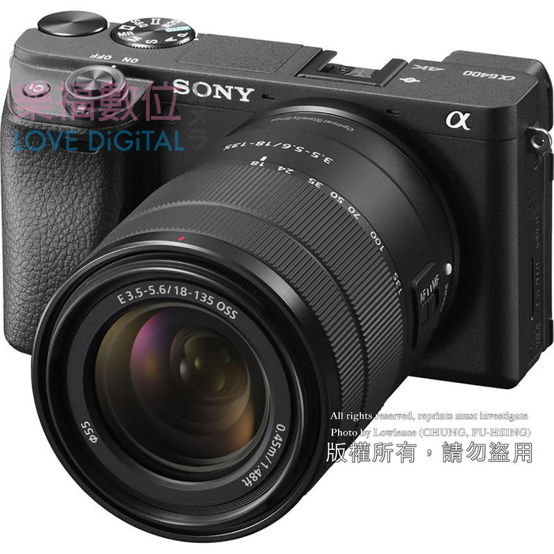 樂福數位Sony α6400 a6400 公司貨18-135mm 鏡組黑色銀色A6400M | 露天