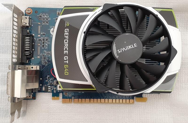 斯博科 SPARKLE GeForce GT640 2g 顯示卡