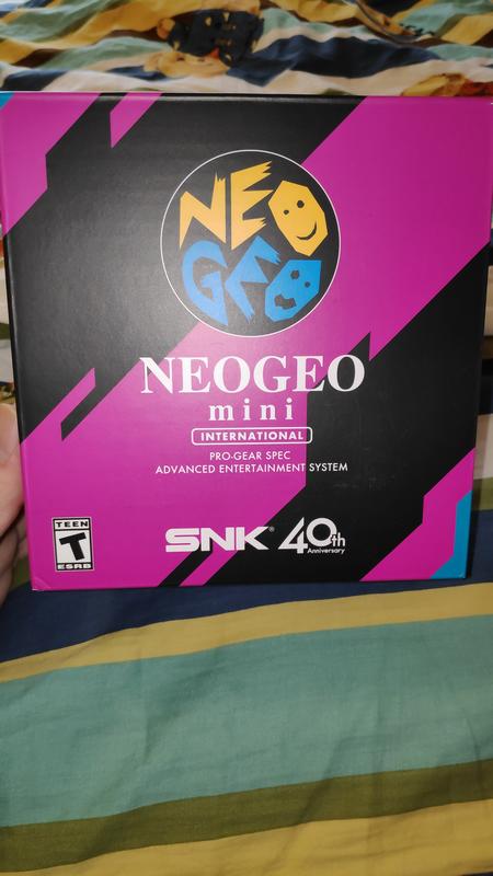美品SNK neogeo mini 40週年紀念國際版(International)迷你遊戲機