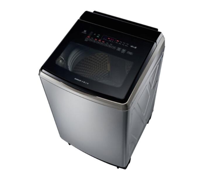 台灣三洋媽媽樂DD直驅變頻洗衣機17公斤 SW-V17SA(內外不鏽鋼) SW-V17A(玫瑰金)超音波洗淨 雙漩渦