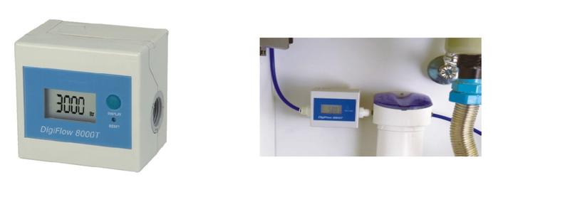 淨水器 飲水機用 LCD顯示流量與時間偵測器