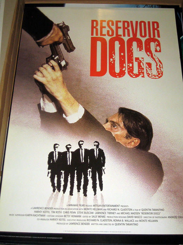 絕版【英國進口電影海報】霸道橫行Reservoir Dogs 昆汀·塔倫提諾  (1992年)(首)