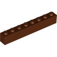 LEGO 樂高 紅棕色 基本磚 Brick 1 x 8 4263776 3008 全新 A2