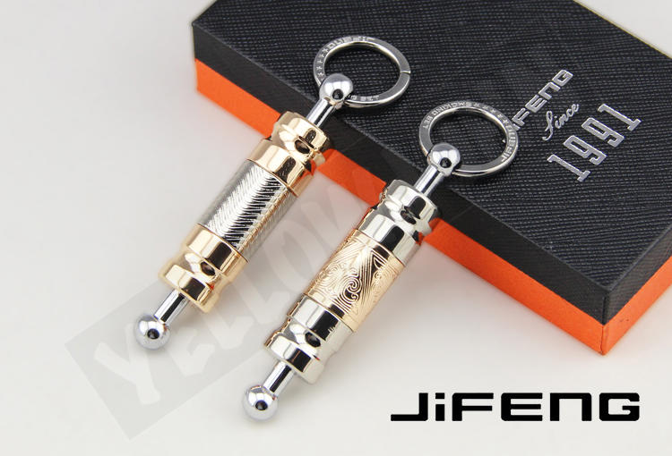 【煙斗桑】JiFENG雪茄打孔器 純鋼雕刻雪茄專用雙尺寸開孔器JF-K-1
