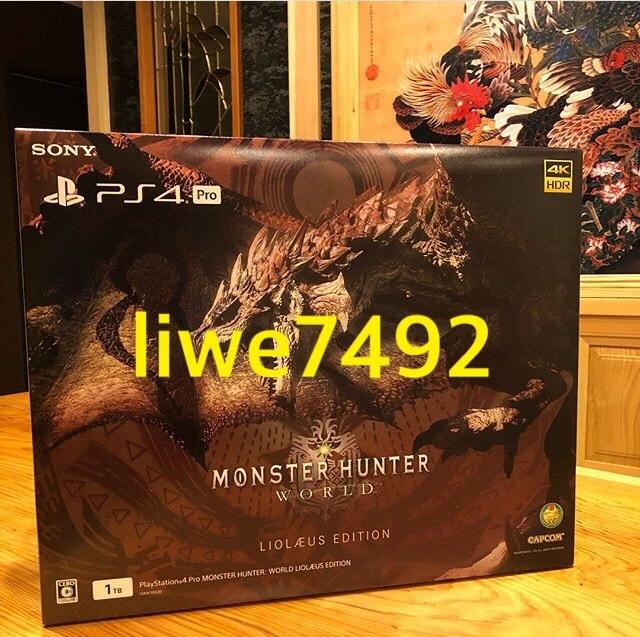 PlayStation 光碟版PS4 Pro 魔物獵人世界MONSTER HUNTER WORLD 火龍特