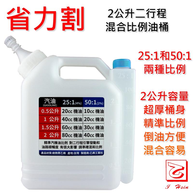 【省力割】【現貨】混合油桶 2L 自有模具 超厚桶身 台灣製造 不滲漏