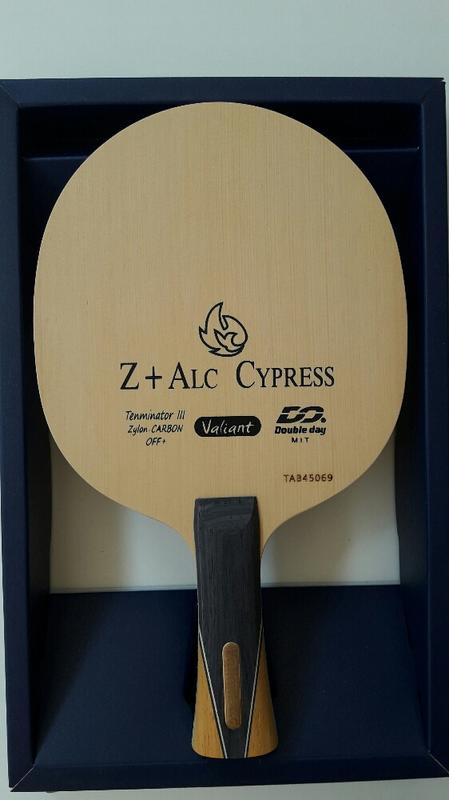 金好體育用品社 Double day D.D 桌球拍 Z+ALC CYPERSS 雙面異質7夾板 刀拍 碳纖 乒乓球拍