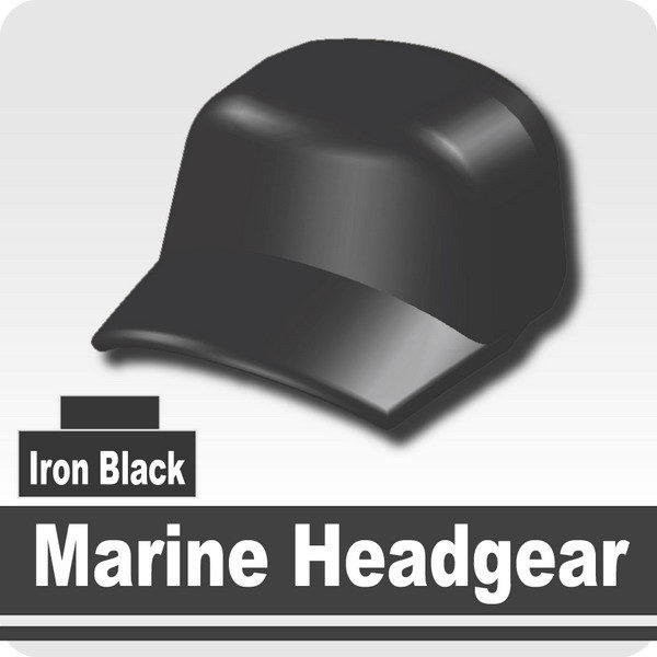 Marine Headgear 陸戰隊小帽 -Iron Black(42) 與 LEGO 相容
