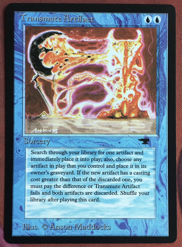 魔法部屋MTG古文明之戰Transmute Artifact 神器易質【英文近Mint】R卡