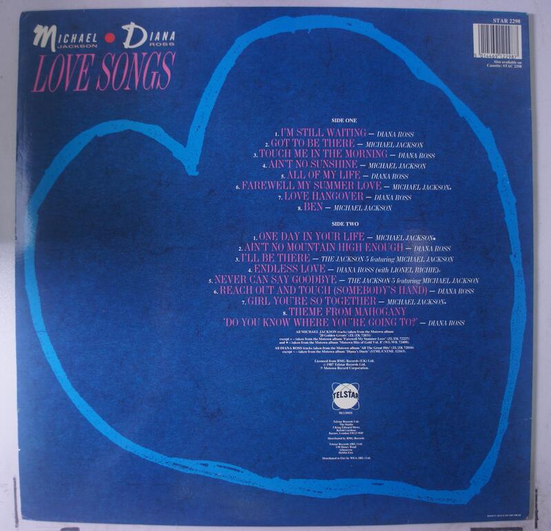 二手歐版黑膠》Michael Jackson And Diana Ross – Love Songs | 露天市