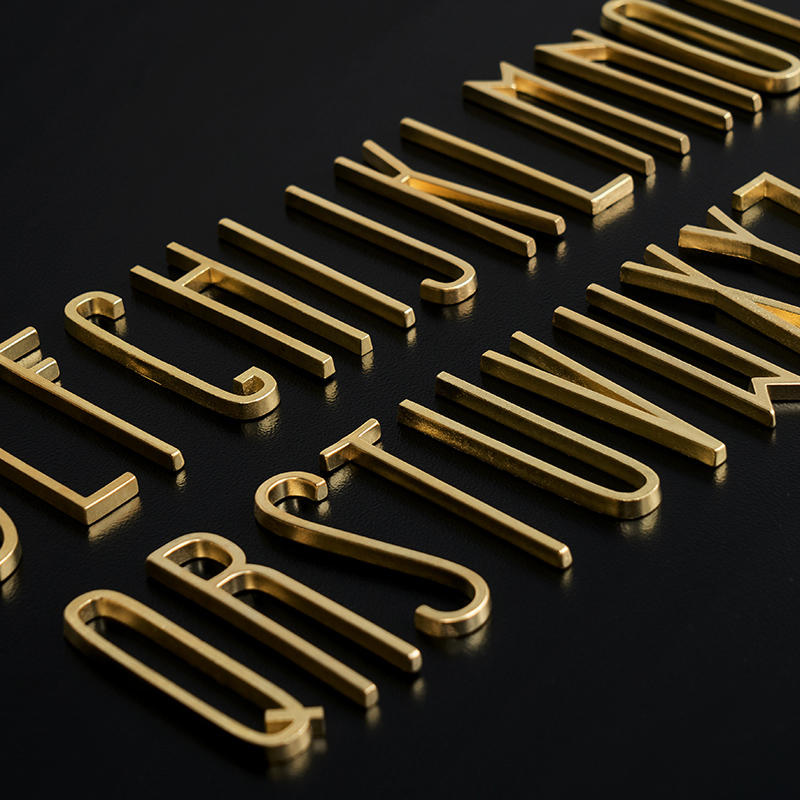【多種款式】北歐 黃銅 字母 數字 擺設 店鋪logo 裝潢字