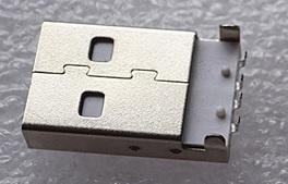 【盼盼113】USB 公頭 A型 90度 彎針 插板式 4P DIY 接頭 充電器電源改裝必備件 USB 公接頭【現貨】