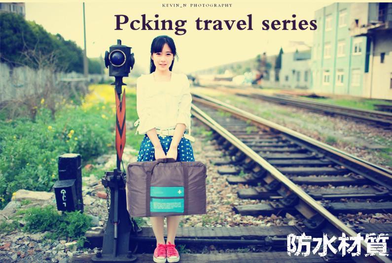 行李箱 行李袋  馬卡龍 韓版 旅行防水收納袋 手提式洗漱包 化妝包 收納包 收納袋