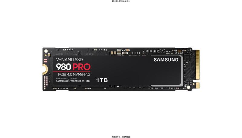 [促] SAMSUNG Samsung SSD 980 PRO M.2 1TB(MZ [全新免運][編號 W53319]