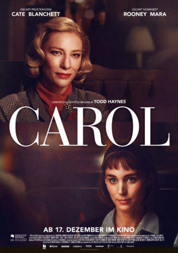 【原版海報】因為愛你 Carol (2015) 德版雙面 59x84 A1