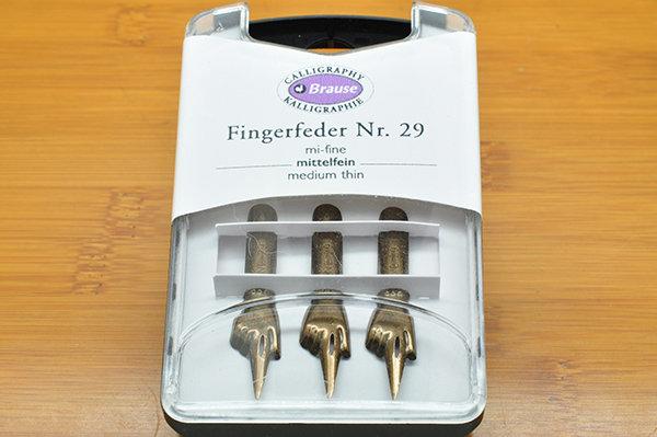 【鋼筆人】德國 Brause Fingerfeder Nr.29 食指尖 花式英文書法 沾水筆尖 手指