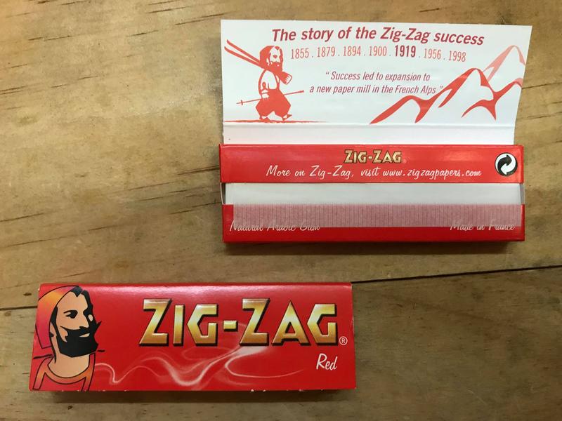 ZIG-ZAG 捲菸紙 紅色 一盒(50小包)