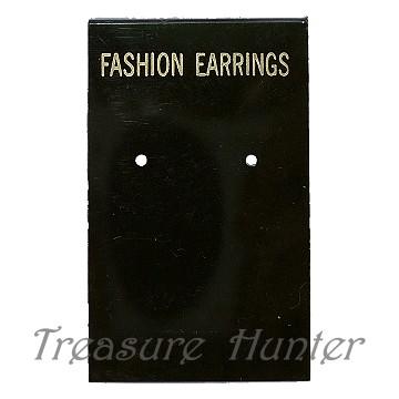 耳環卡片 黑色塑料耳環卡 耳環吊卡 3x4.9公分 100入80元 包裝卡 飾品配件