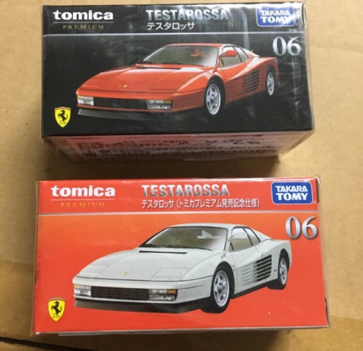 tomica tomy 多美小汽車 premium 06 Ferrari testarossa 法拉利 紅頭 跑車