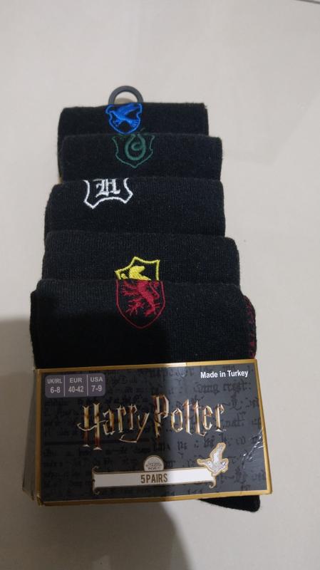哈利波特 Harry Potter 學院徽章 襪子(5雙)