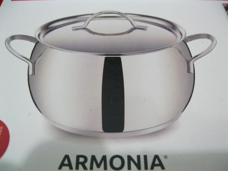 【Lagostina 樂鍋史蒂娜】ARMONIA系列18/10頂級不鏽鋼雙耳湯鍋18CM(含蓋)