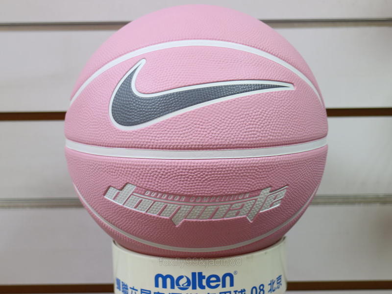 (缺貨勿下標)NIKE 籃球 N116565606(女子6號球) 淺粉色 另可加購nike、打氣筒 斯伯丁球袋