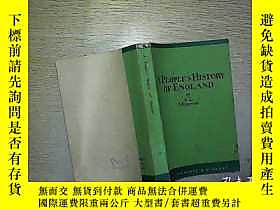 古文物A罕見PEOPLES HISTORY OF ENGLAND露天203004 