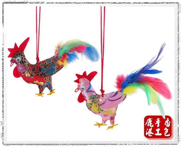 【鹿港傳統手工香包】 經典款式-(8cm)手工公母雞-4色