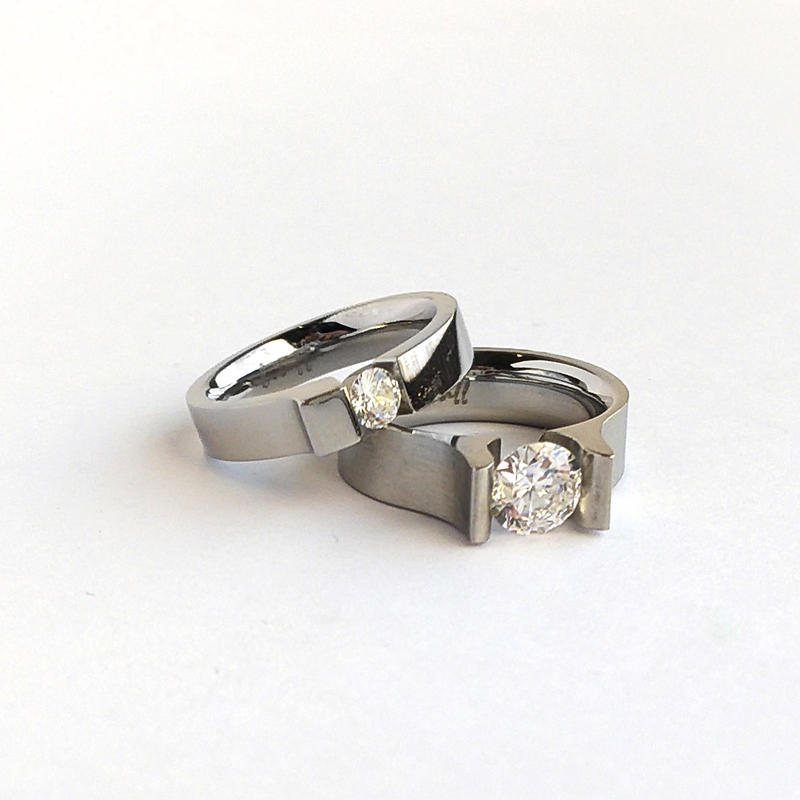 美國 B. Tiff New York 另類的寶石戒指 | 美國 不鏽鋼 結婚
