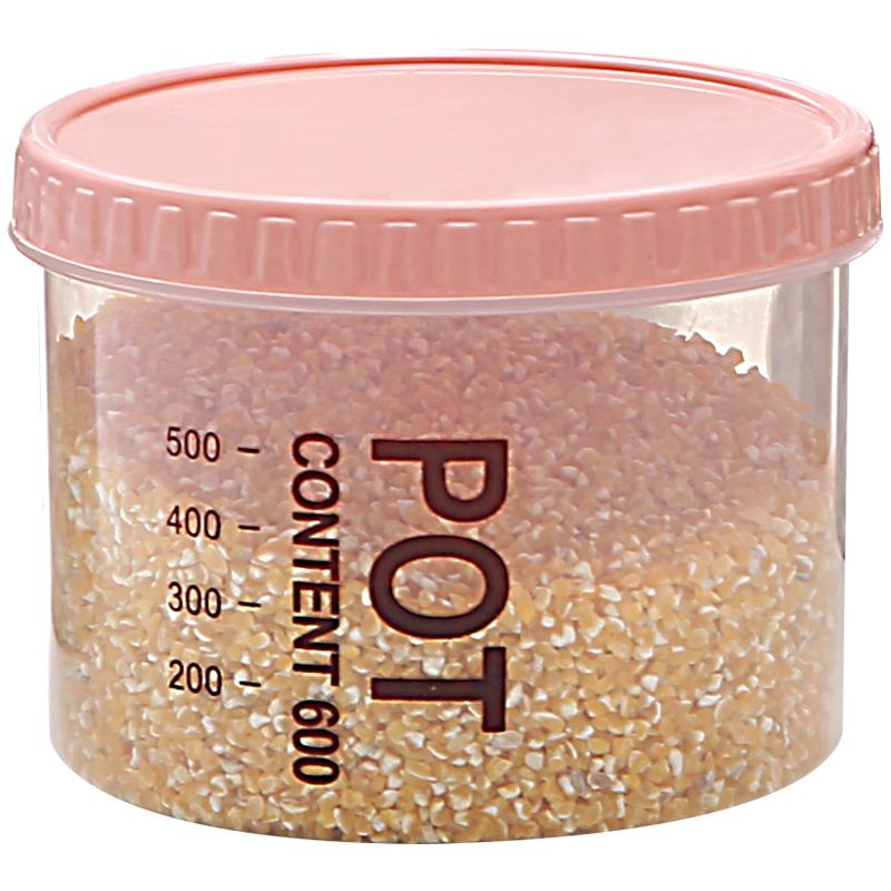 【POT密封罐500ml】600ml小號 可堆疊食品收納盒 五穀雜糧保鮮罐 零食密封罐 收納罐 北歐風透明儲物罐☆精品社 | 露天市集 | 全 ...