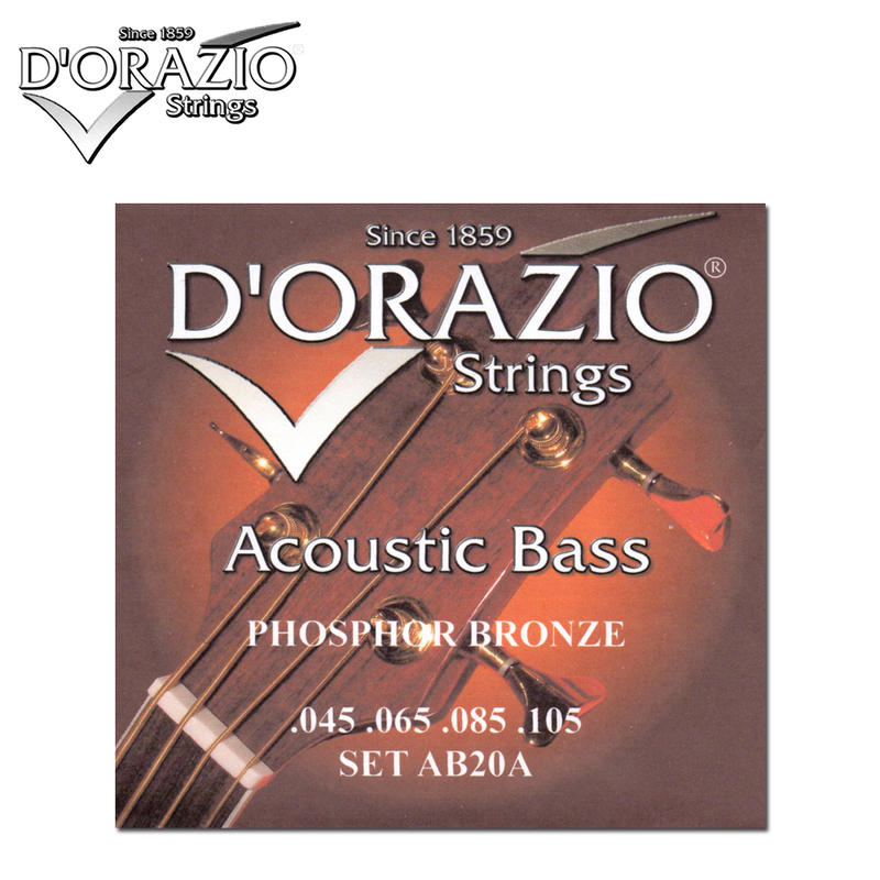 【音樂魔法屋】義大利 D'ORAZIO 木貝斯弦 Acoustic Bass Strings 兩套2000
