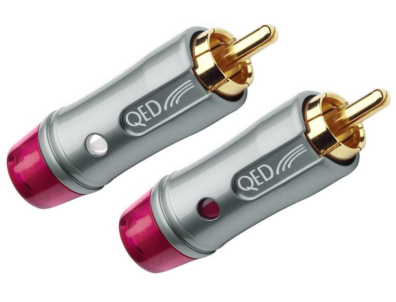 『永翊音響』英國 QED Performance Audio 2 RCA Plug 鍍金RCA端子~公司貨~