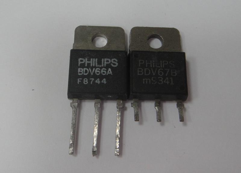 原裝 PHILIPS BDV66A  DBV67B  達靈頓電晶體  1對 500 元