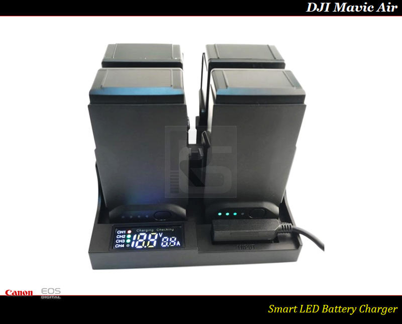 【特價促銷】DJI大疆電池管家充電器.及時電壓數位LED顯示.For Mavic Air